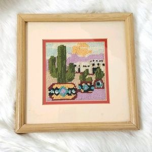 Wall Art stitch frame hand made